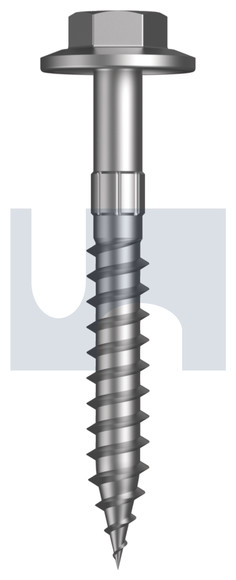 SCREW T17 HEX BARE C4 12-11 X 45 WOODLAND GREY